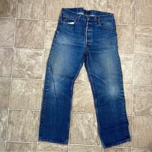 Vintage Levi's Blue Straight Jeans Classic Indigo Wash​